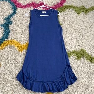 Max Studio jersey dress with ruffle bottom size S